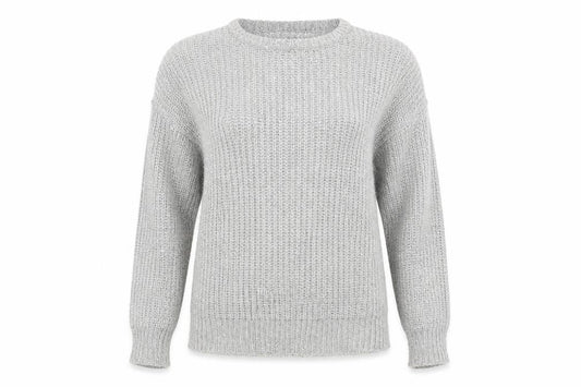 Womens UK Size 8 Atmosphere Grey Pullover Jumper