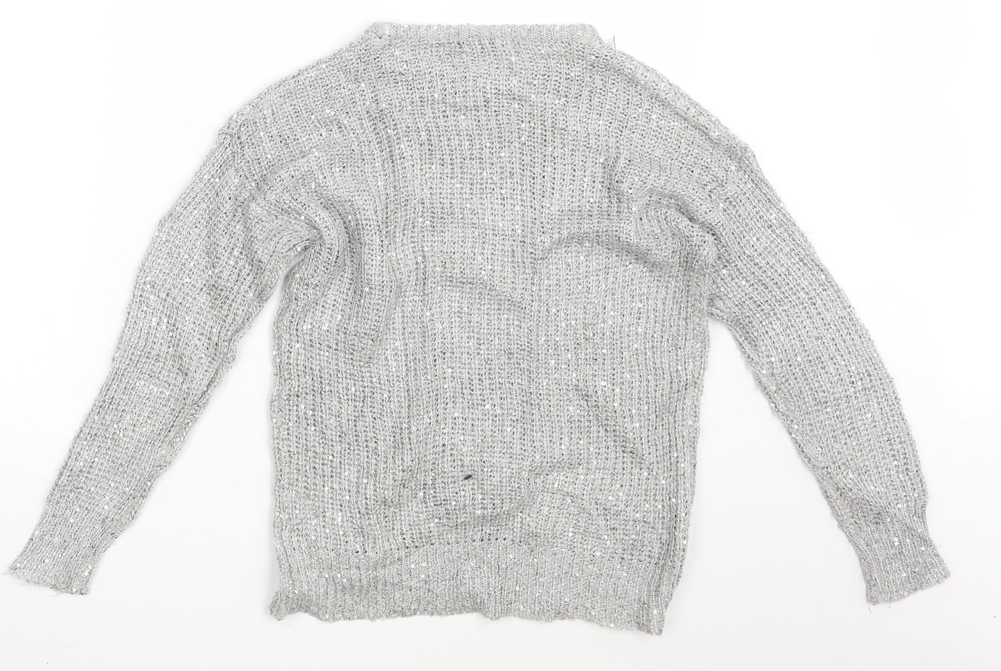 Womens UK Size 8 Atmosphere Grey Pullover Jumper