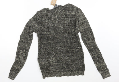 Limited Collection Womens Gold   Pullover Sweatshirt Size 10