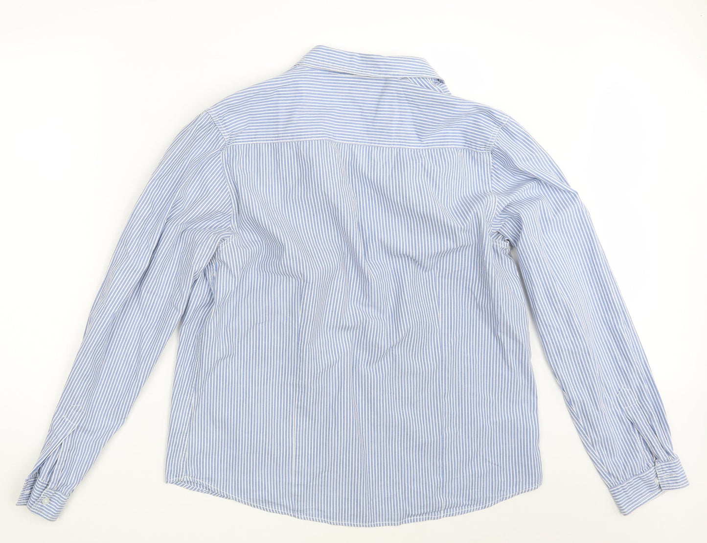 Mens UK Size L New Look Blue  Button-Up Long Sleeve Casual Shirt