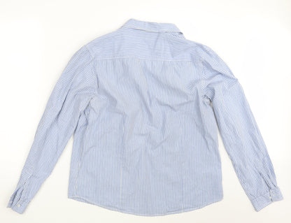 Mens UK Size L New Look Blue  Button-Up Long Sleeve Casual Shirt