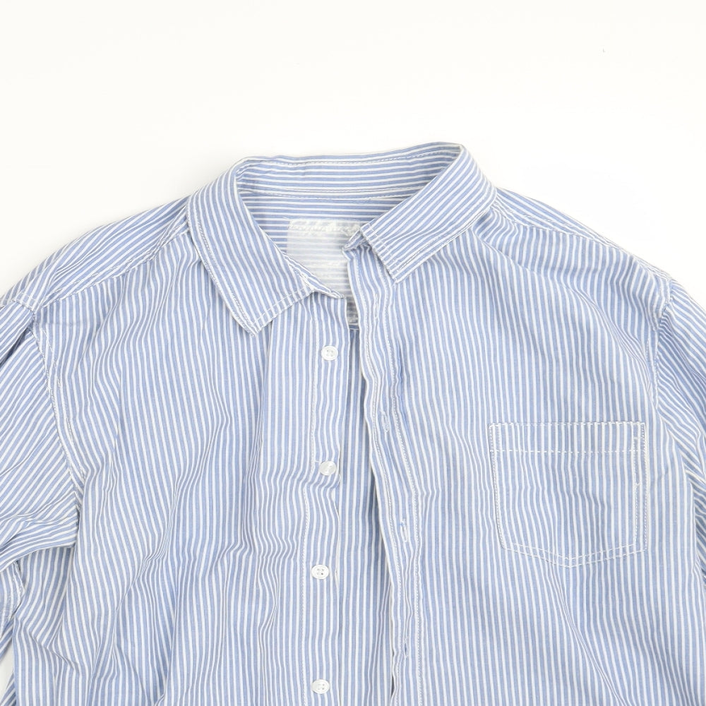 Mens UK Size L New Look Blue  Button-Up Long Sleeve Casual Shirt