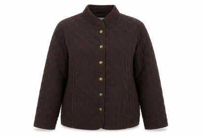 Womens UK Size One Size CC Brown Puffer Jacket