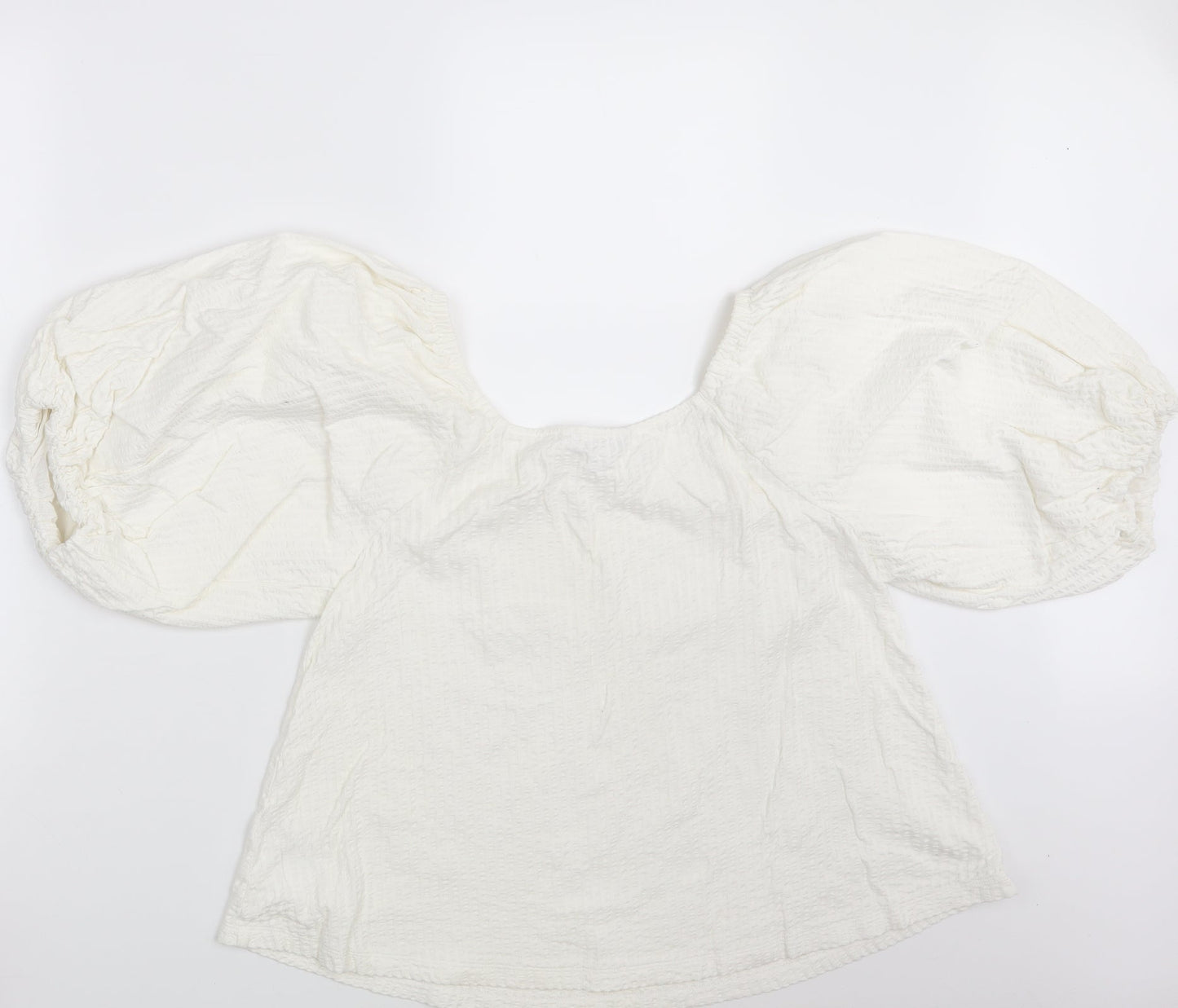 Womens UK Size 14 NEXT White Basic Blouse