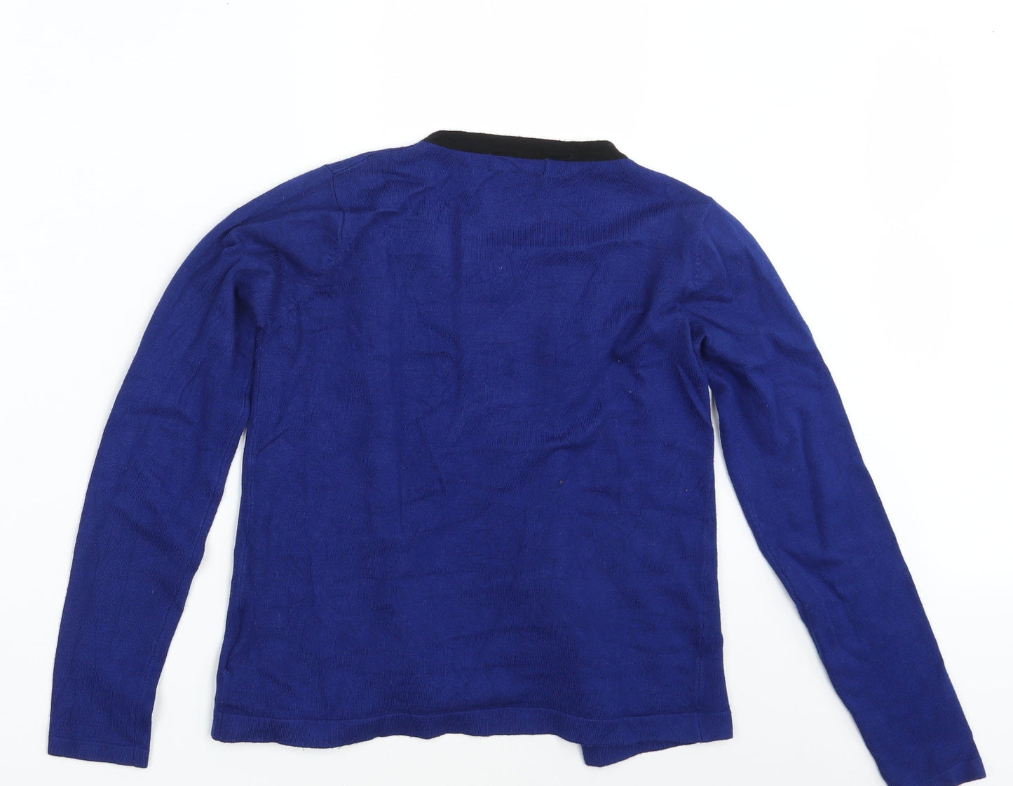 Womens UK Size 10 Max Blue Cardigan Jumper