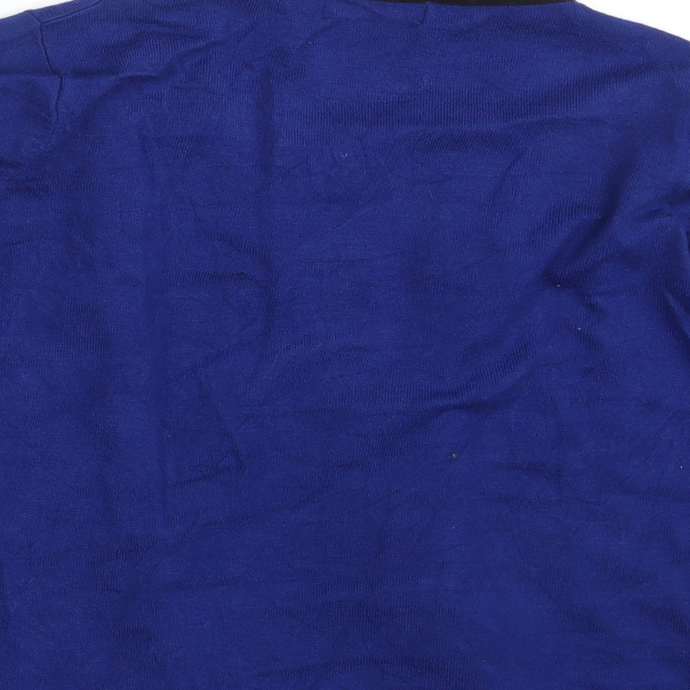 Womens UK Size 10 Max Blue Cardigan Jumper