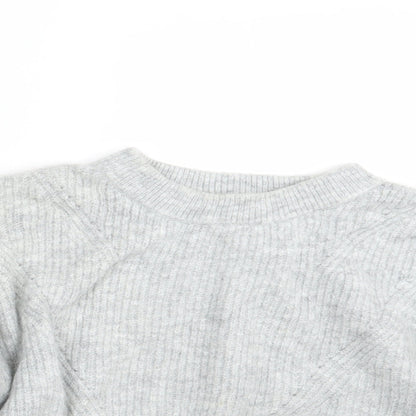 Womens UK Size M Topshop Grey Pullover Jumper