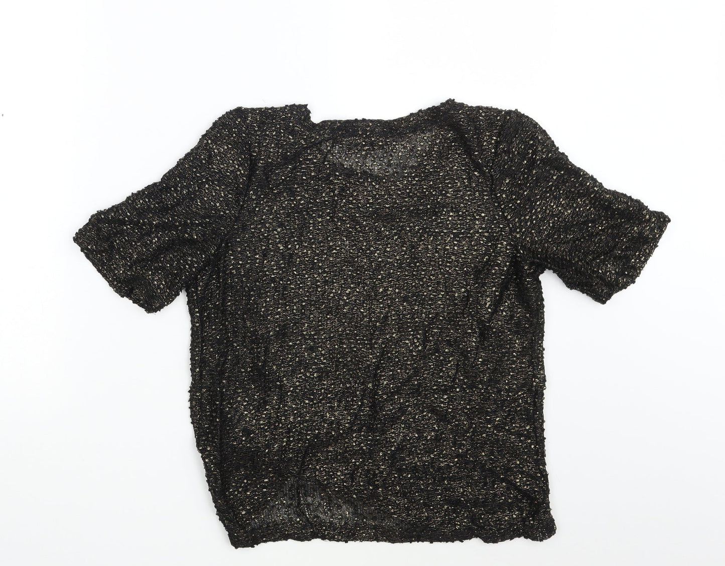 Womens UK Size 8 NEXT Gold Basic T-Shirt