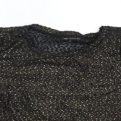 Womens UK Size 8 NEXT Gold Basic T-Shirt