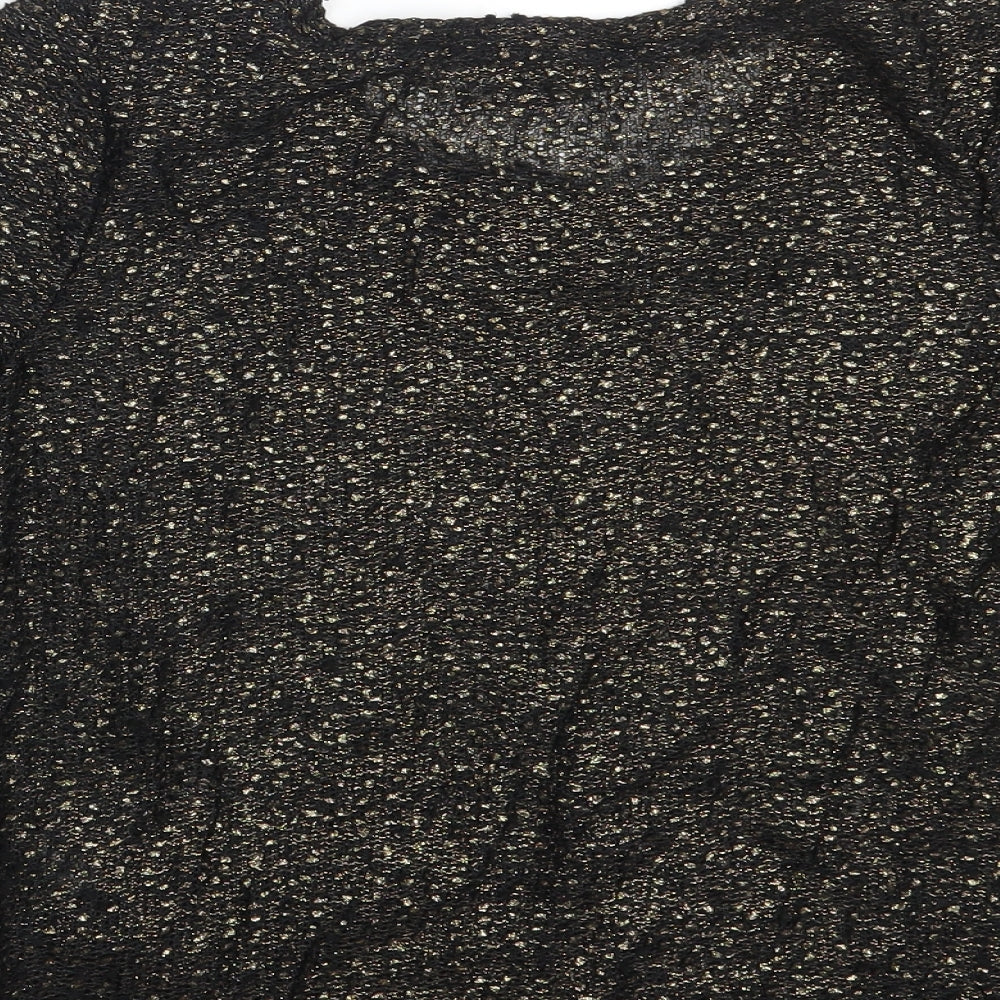 Womens UK Size 8 NEXT Gold Basic T-Shirt