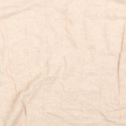 M&S Womens Orange   Pullover Jumper Size 10