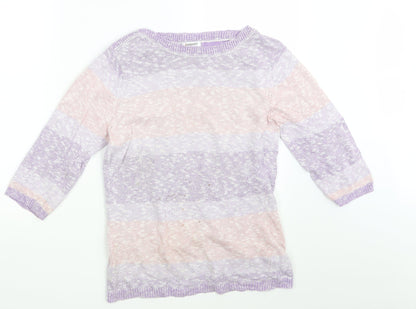 Womens UK Size 10 Damart Multicoloured Pullover Jumper