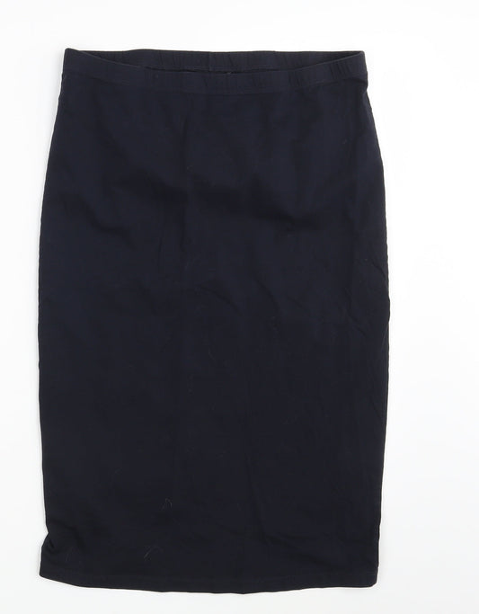Only Womens Blue   Straight & Pencil Skirt One Size