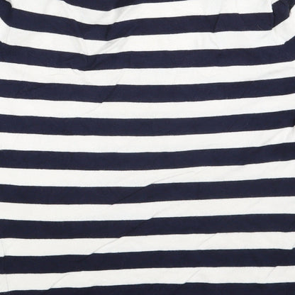 Planet Womens Multicoloured Striped  Pullover Sweatshirt Size XS