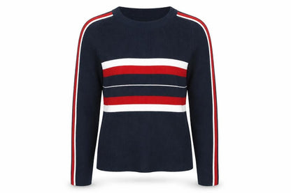 Primark Womens Blue Striped  Pullover Sweatshirt Size 6