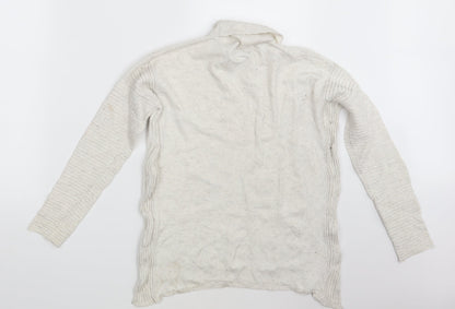 Primark Womens White   Pullover Jumper Size 6