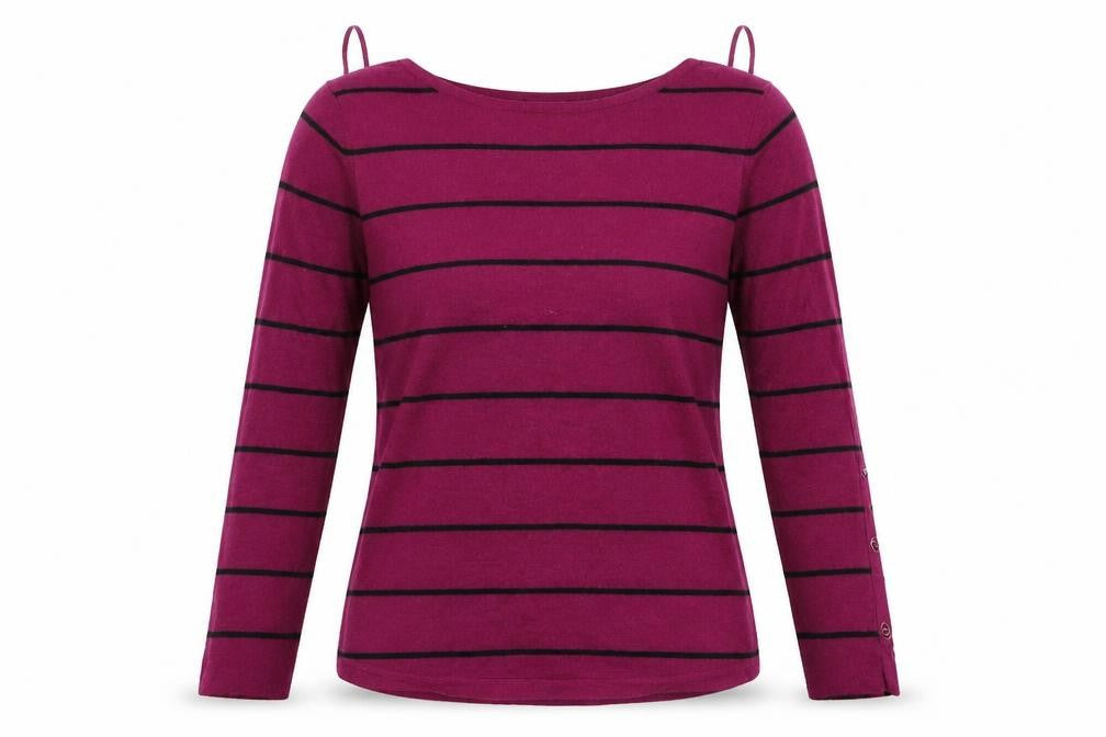 Womens UK Size 14 M&Co. Purple Pullover Jumper