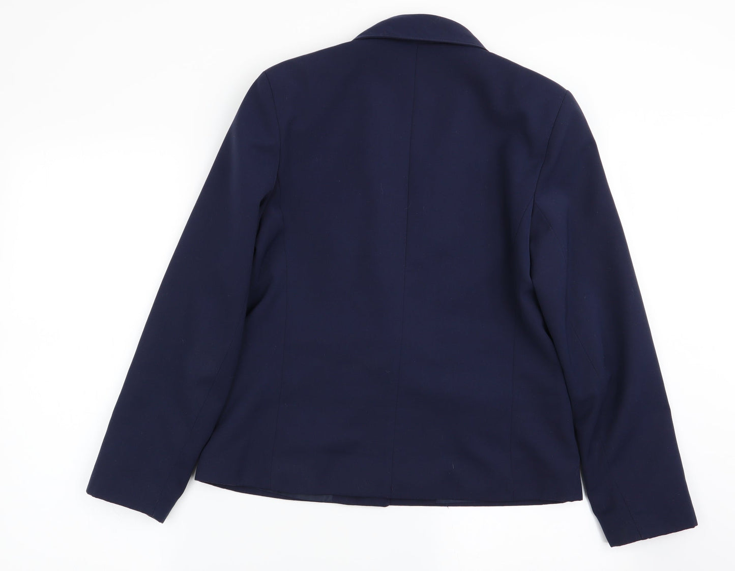 Womens UK Size 12 Preworn Regular Blue Blazer