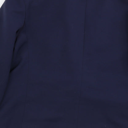Womens UK Size 12 Preworn Regular Blue Blazer