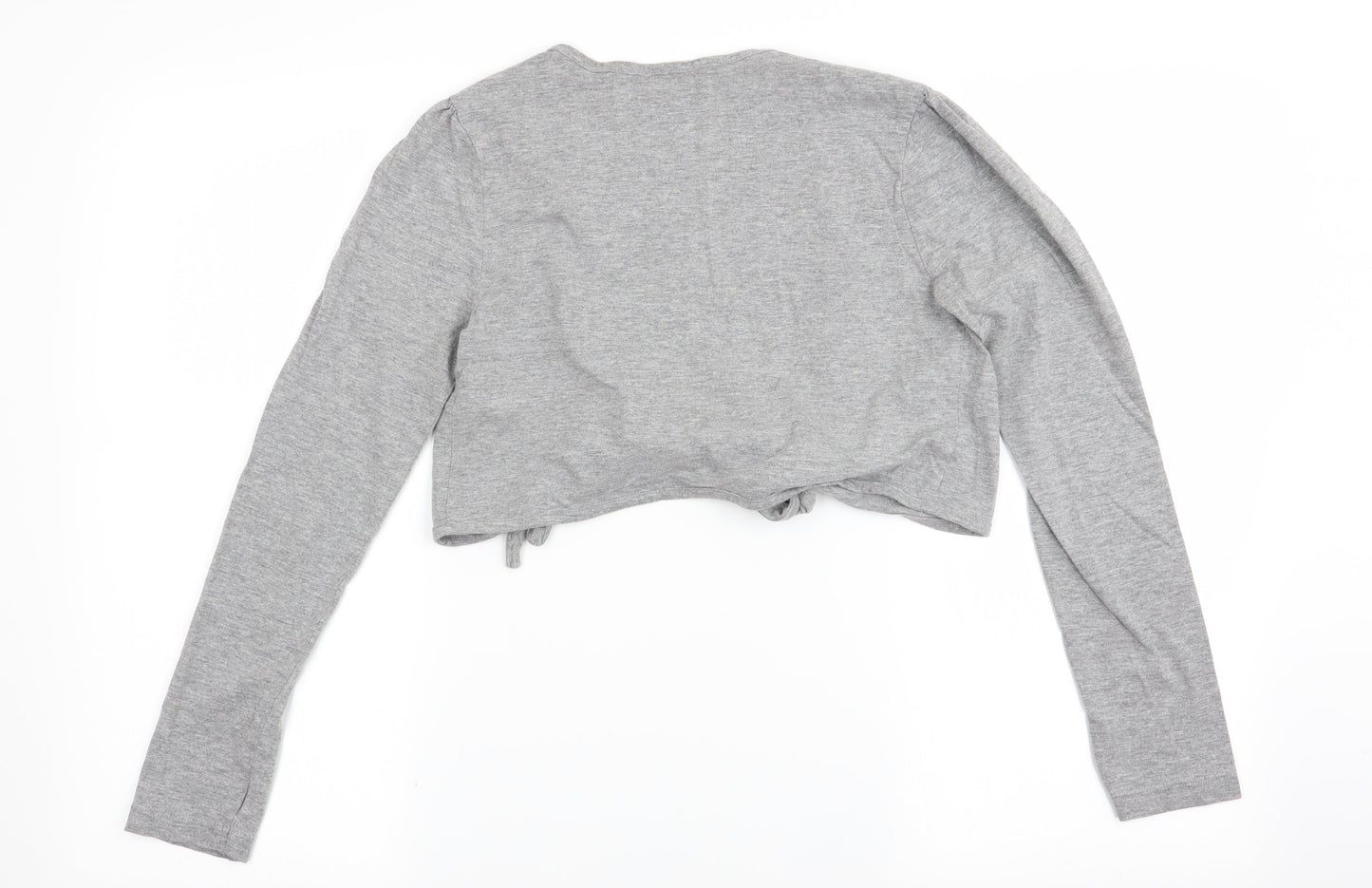 Womens UK Size 12 south Grey Wrap T-Shirt