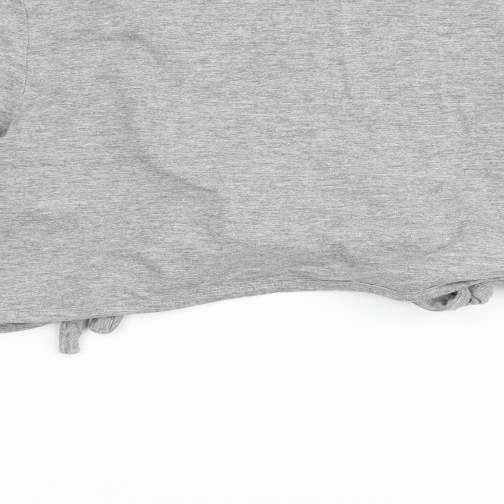 Womens UK Size 12 south Grey Wrap T-Shirt