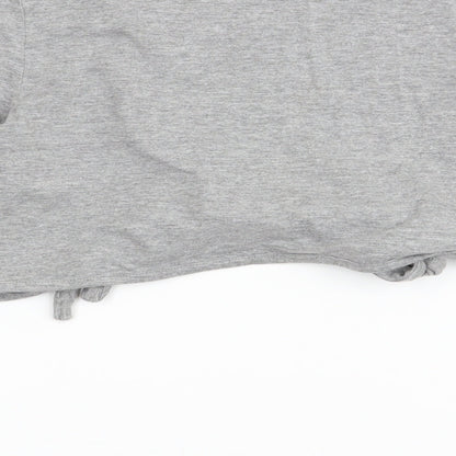 Womens UK Size 12 south Grey Wrap T-Shirt