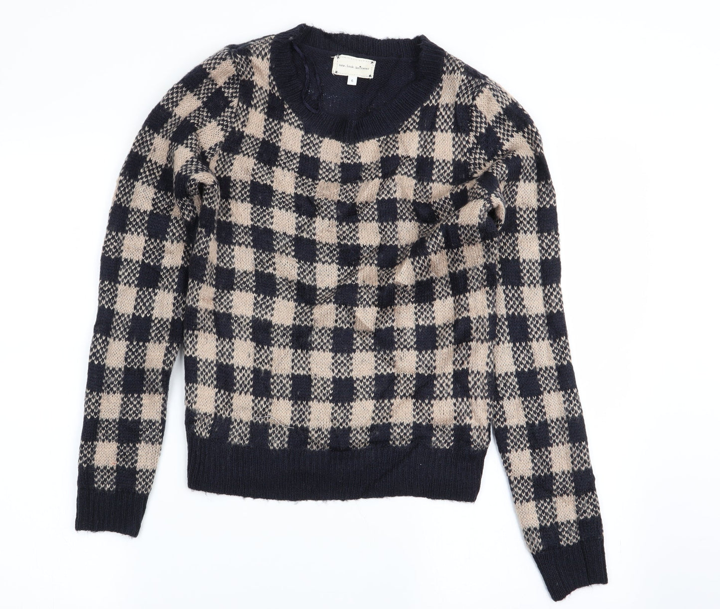 Womens UK Size 6 New Look Multicoloured Pullover Jumper