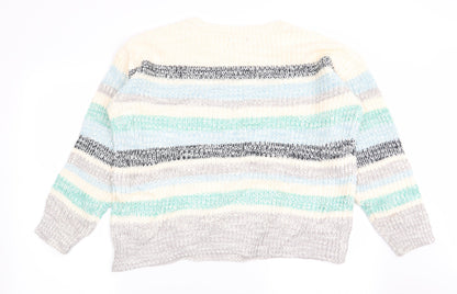 Womens UK Size 16 Spirit Multicoloured Pullover Jumper