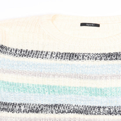 Womens UK Size 16 Spirit Multicoloured Pullover Jumper