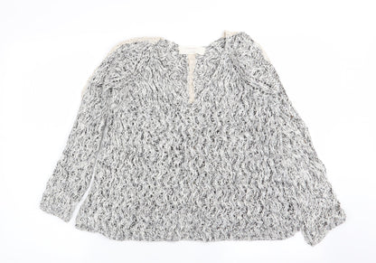 Womens UK Size S Zara Grey Pullover Jumper