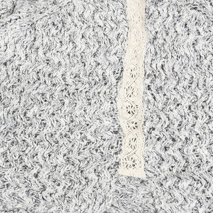 Womens UK Size S Zara Grey Pullover Jumper
