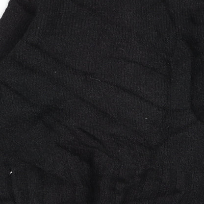 Womens UK Size 12 Debenhams Black Full Zip Jumper