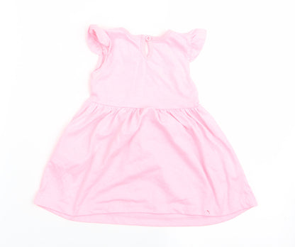 Disney Girls Pink   Fit & Flare  Size 6-9 Months