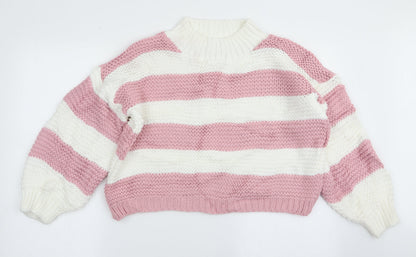 Womens UK Size 6 In the Style Multicoloured Pullover Jumper
