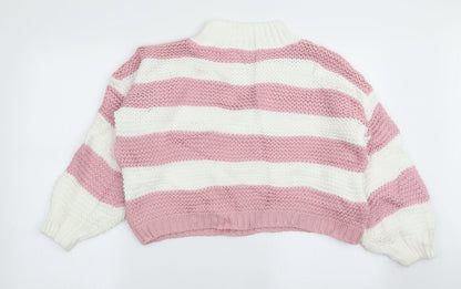 Womens UK Size 6 In the Style Multicoloured Pullover Jumper
