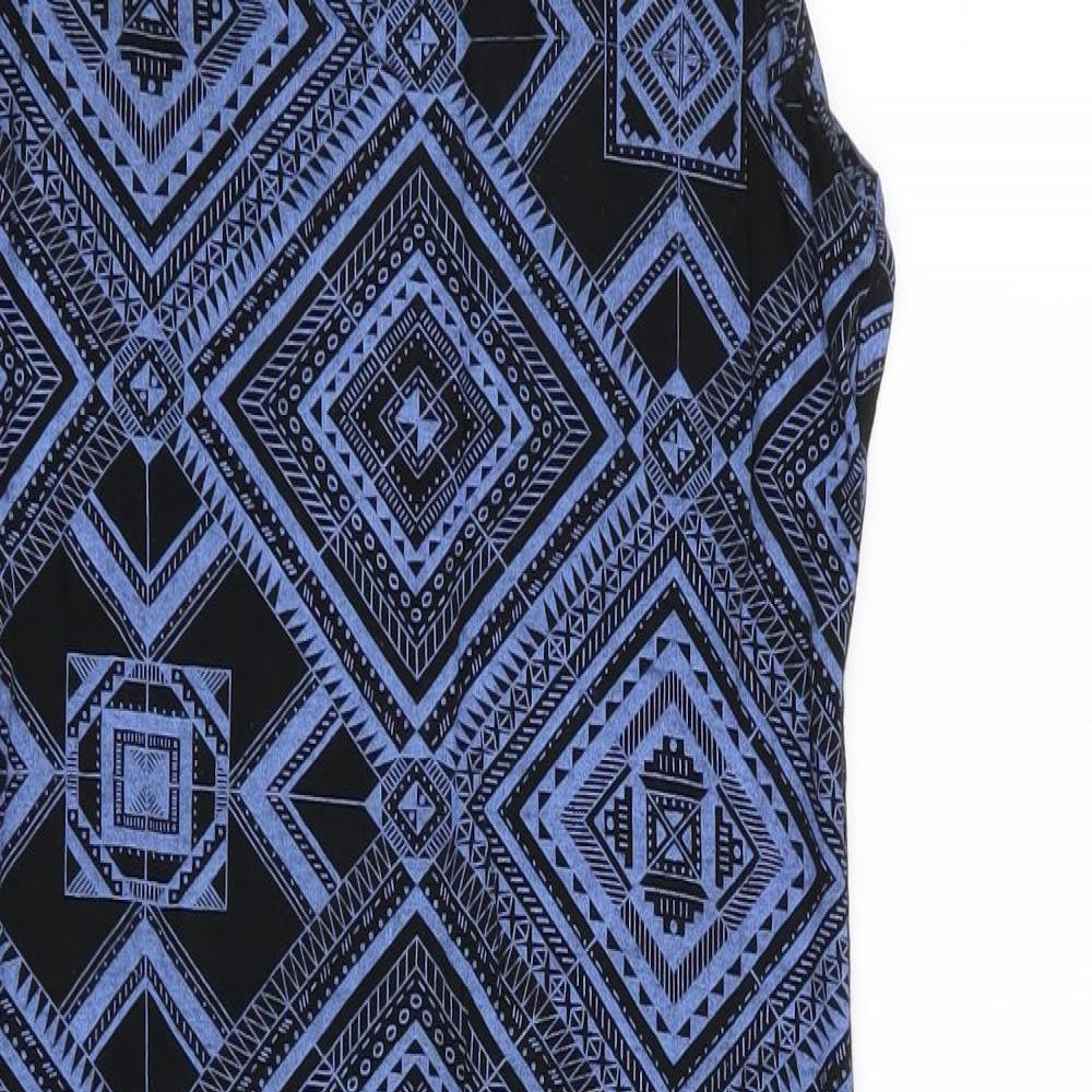 Club L Womens Multicoloured Geometric  Pencil Dress  Size 8