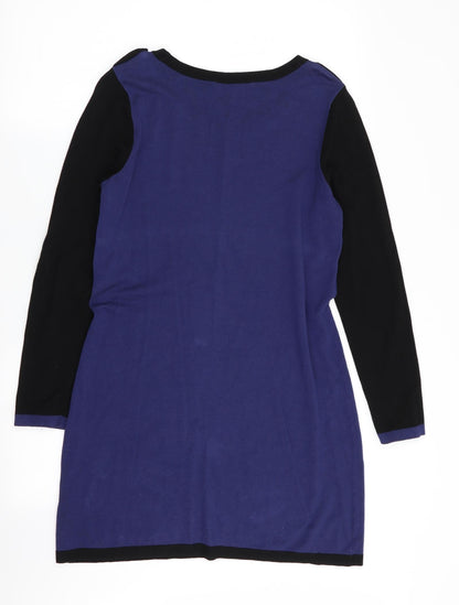 M&S Womens Multicoloured   Jumper Dress  Size 10