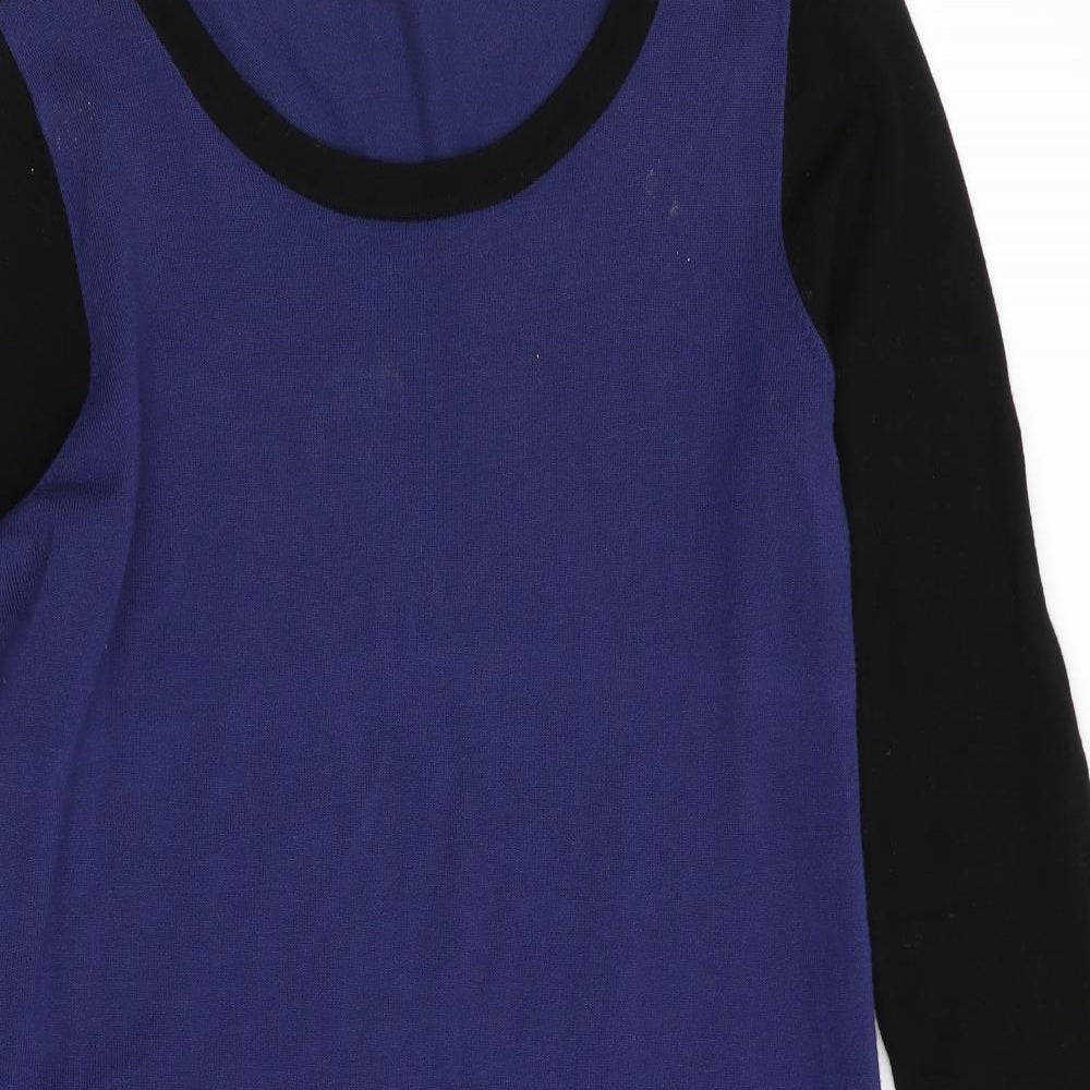 M&S Womens Multicoloured   Jumper Dress  Size 10