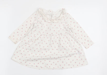 Matalan Girls Multicoloured Floral  Fit & Flare  Size 6-9 Months
