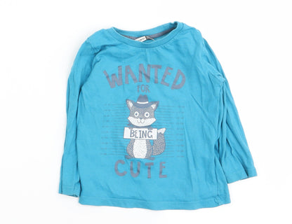 Pep&Co pep and co Boys Blue   Basic T-Shirt Size 12-18 Months