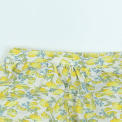 NEXT Girls Multicoloured Geometric  Capri Trousers Size 9-12 Months