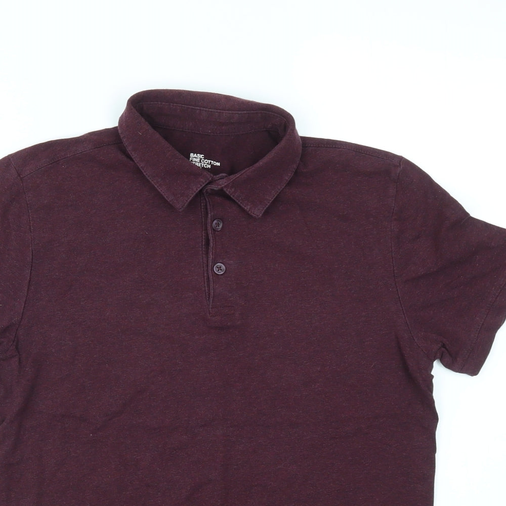 H&M Boys Purple   Basic T-Shirt Size S