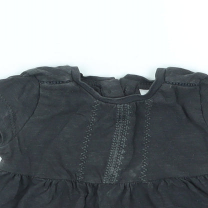 NEXT Girls Black   Basic T-Shirt Size Newborn