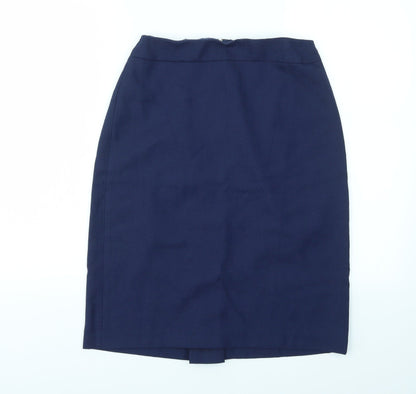 PIERRE ELEGANTE Womens Blue   Flare Skirt Size 14