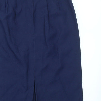 PIERRE ELEGANTE Womens Blue   Flare Skirt Size 14