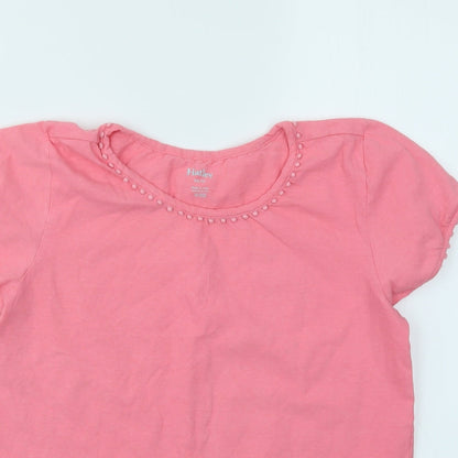 Hatley Womens Pink   Basic T-Shirt Size XS