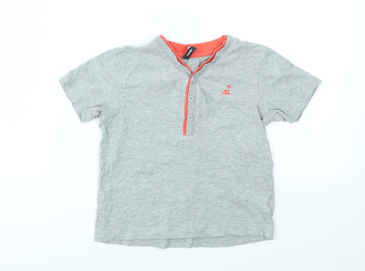 George Boys Grey   Basic T-Shirt Size 4-5 Years