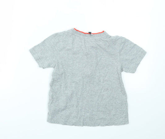 George Boys Grey   Basic T-Shirt Size 4-5 Years