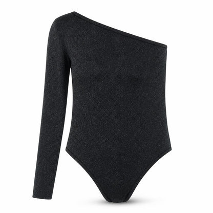 Womens UK Size XS Primark One-Piece Black Bodysuit