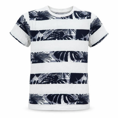 Primark Boys Multicoloured Geometric  Basic T-Shirt Size 9-10 Years